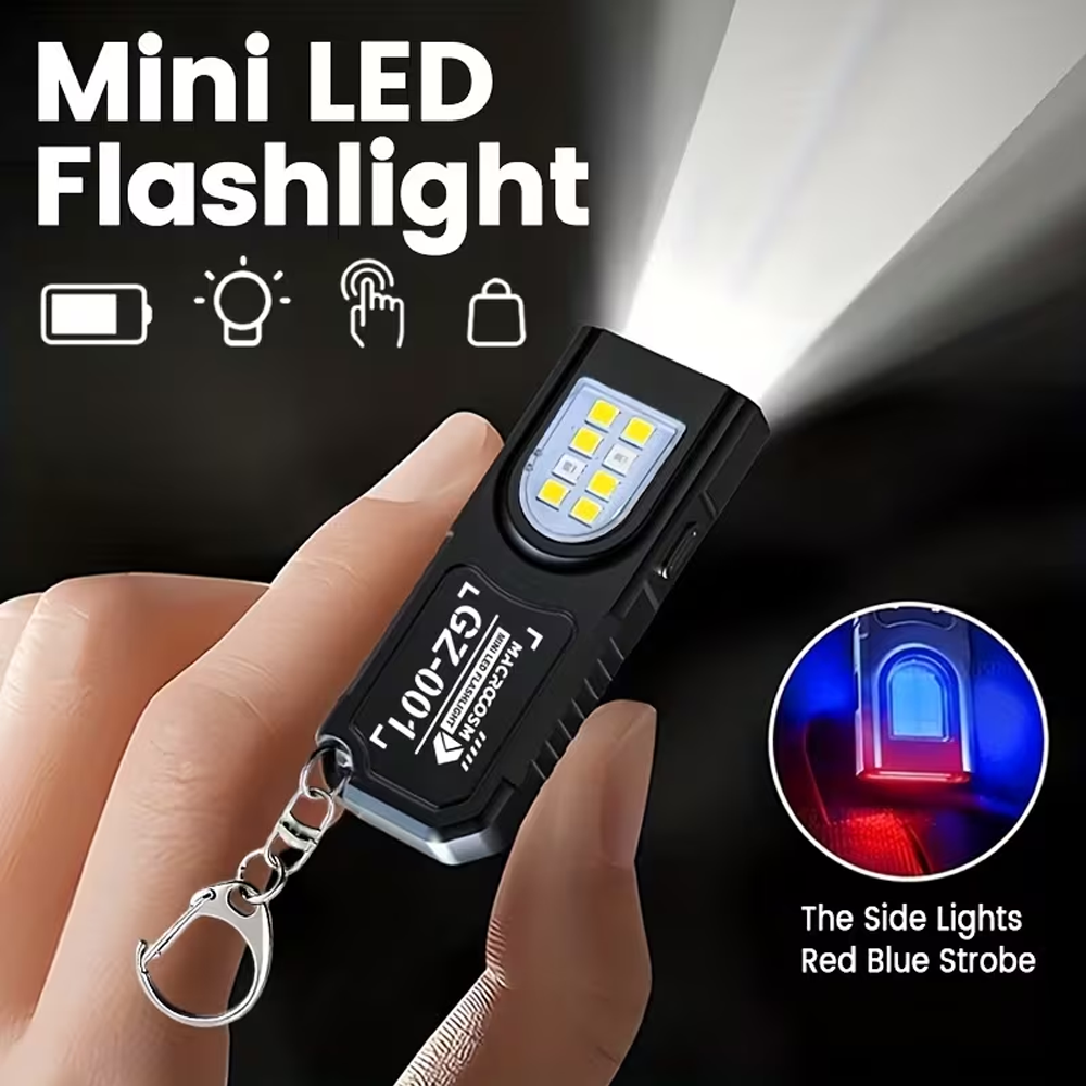 Fishing Light - Mini COB LED Keychain Flashlight USB