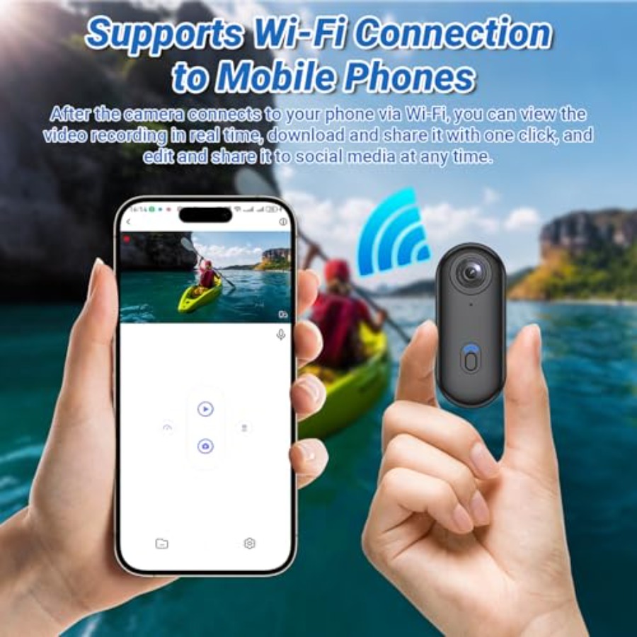 4K Action Camera for Cycling H - Fishing Camera ulasan dan harga