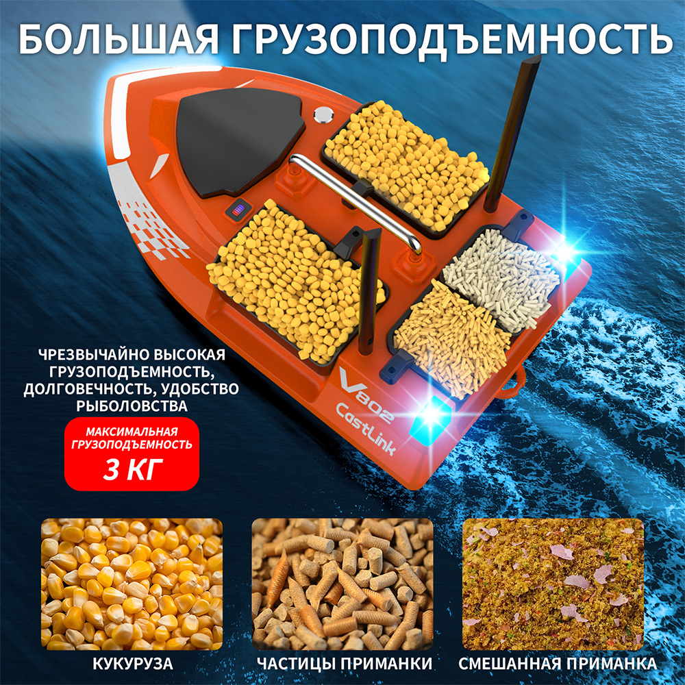 Dual Antenna RC Bait Boat 4 Ba - Fish Finder Cable ulasan dan harga