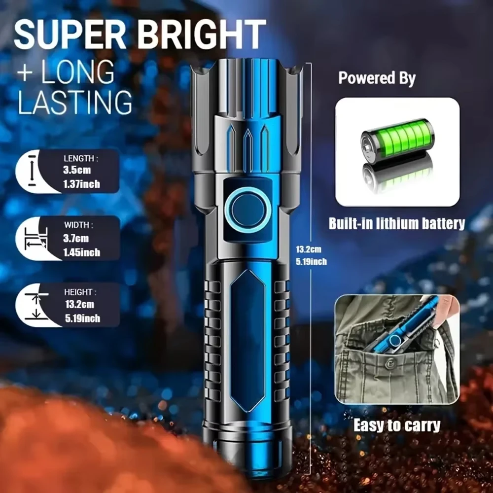 Super Bright LED Flashlight US - Fishing Light ulasan dan harga