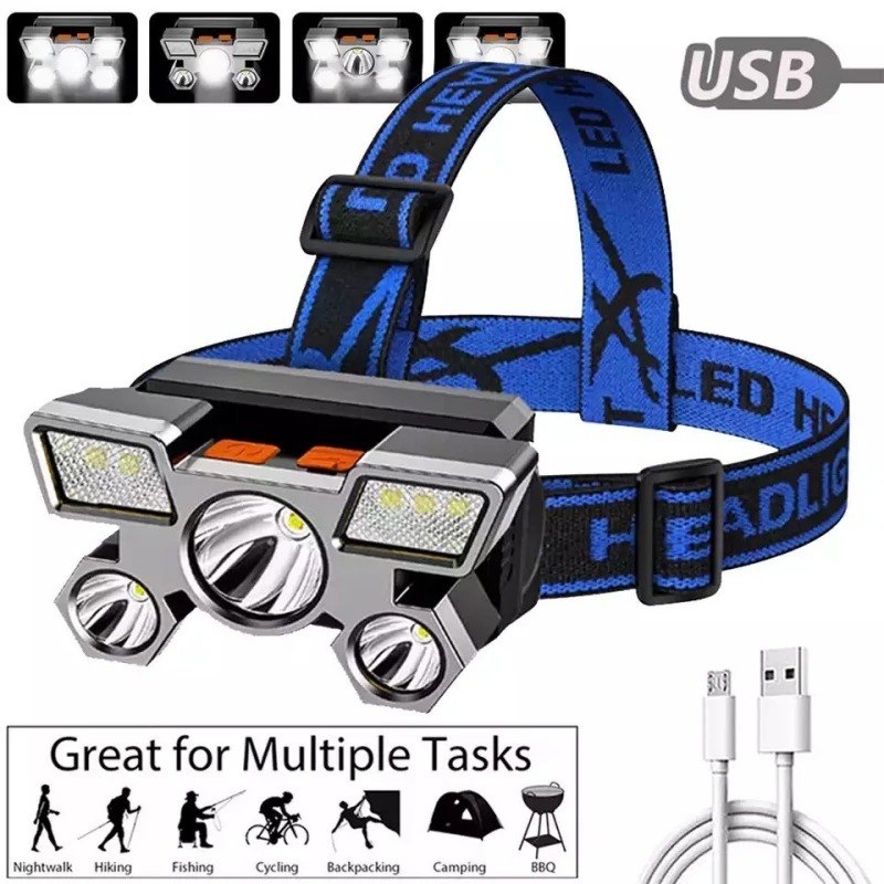 USB Rechargeable Headlamp Port - Fish Finder Battery ulasan dan harga