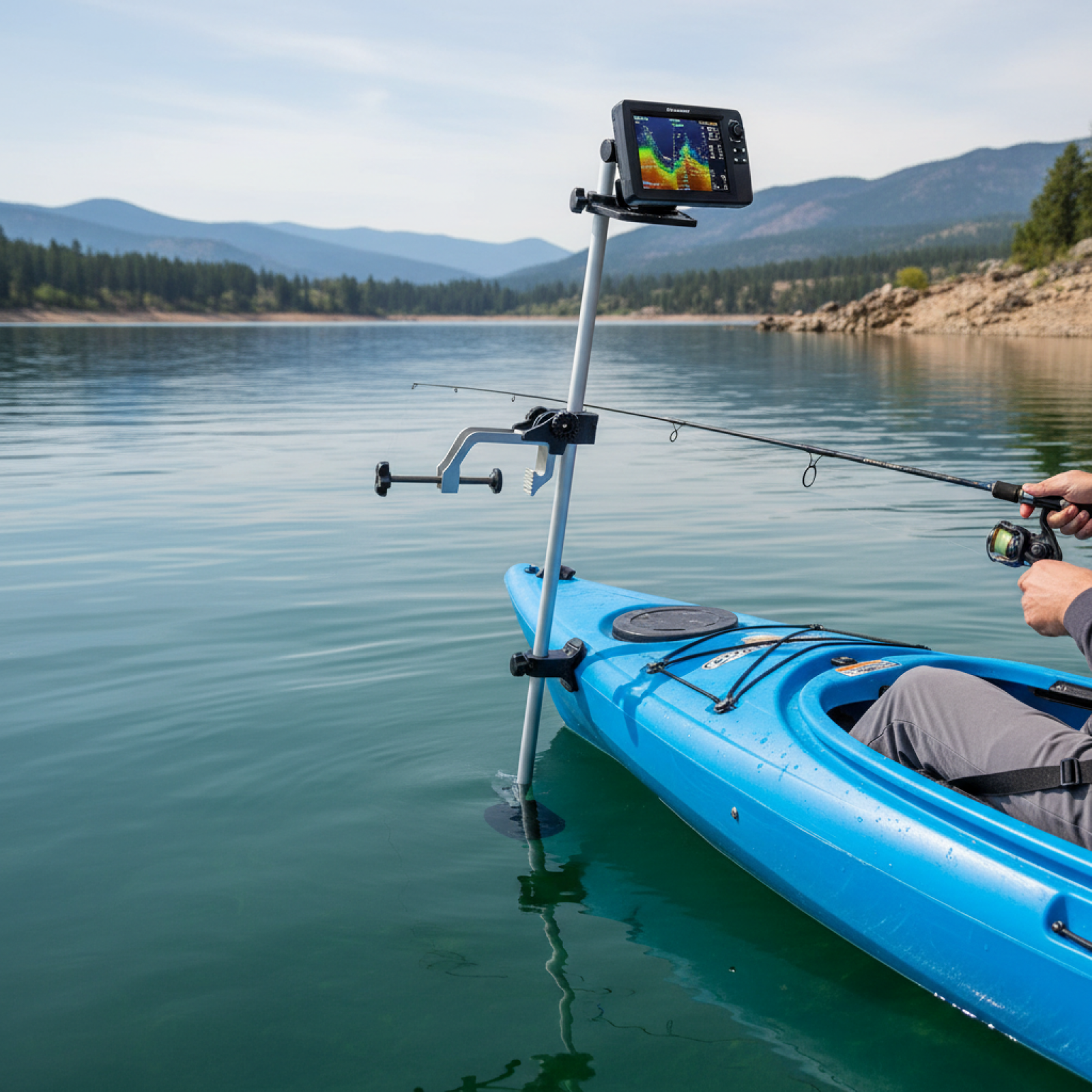 Kayak Fish Finder Mount Versat - Fish Finder Mount ulasan dan harga