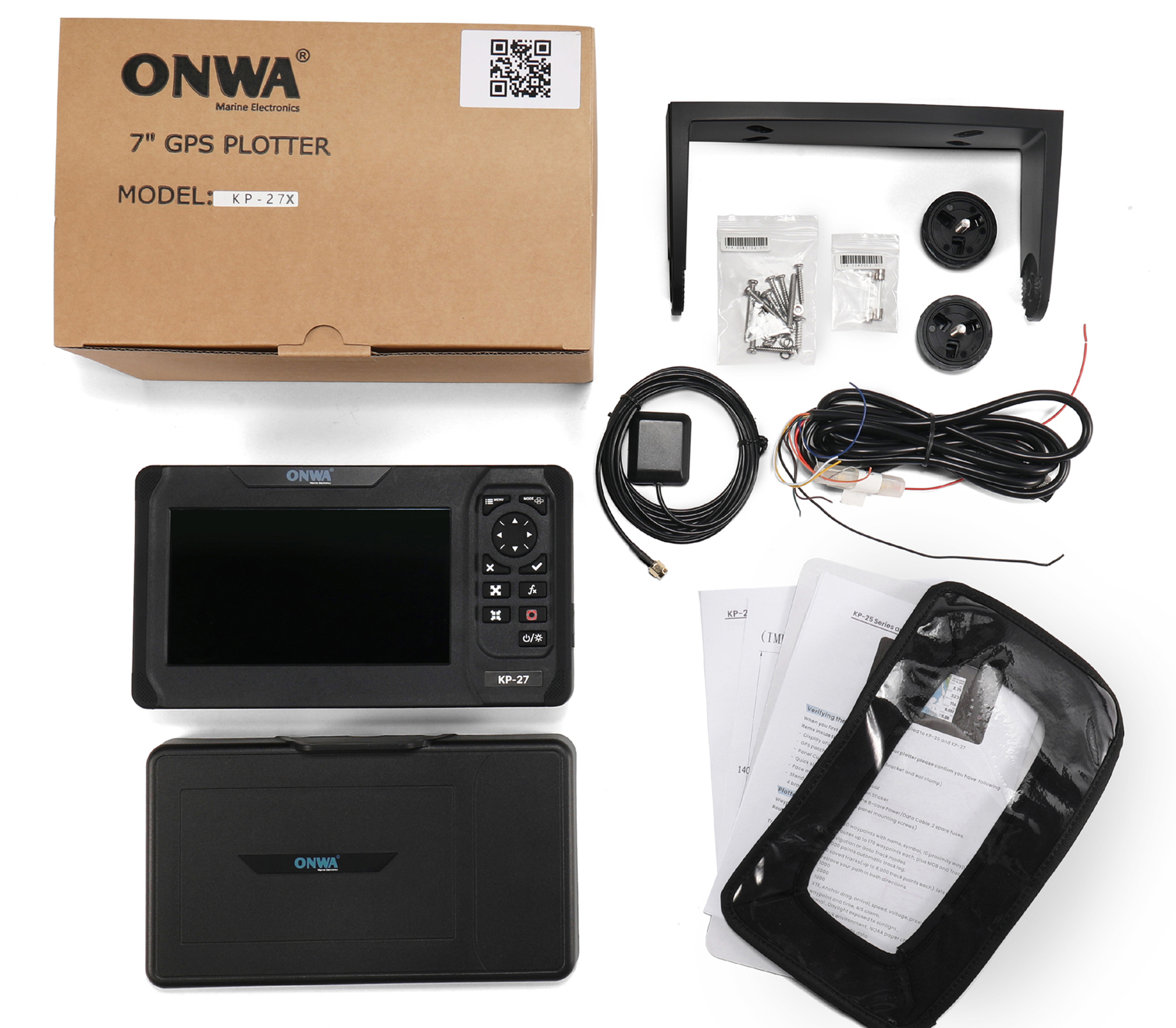 ONWA KP-27X 7-inch GPS Chart P - Fish Finder Gps ulasan dan harga