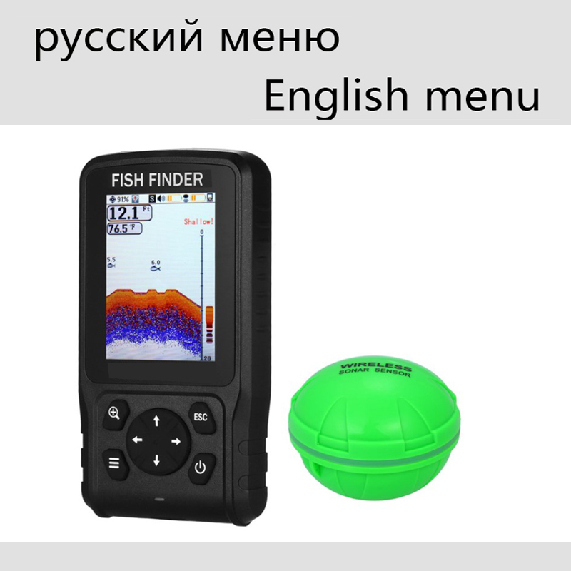 Portable Sonar Sensor Transduc - Fish Finder Transducer ulasan dan harga