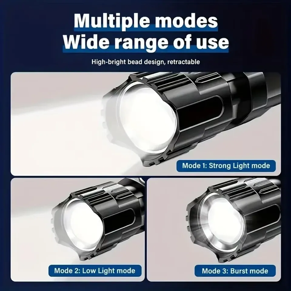 Super Bright LED Flashlight US - Fish Finder Battery ulasan dan harga